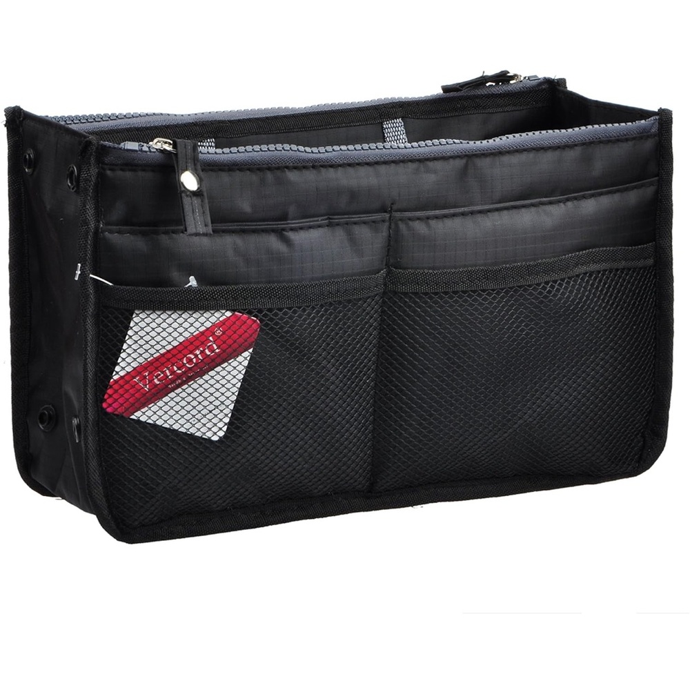 Vercord Purse Handbag Organizer
Insert Liner Bag In Bag 13 Pockets/ 786-7